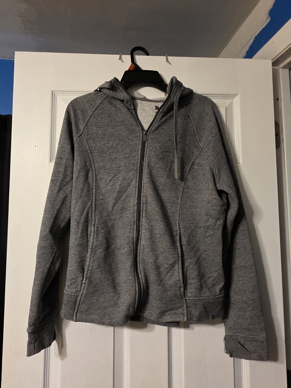 all in motion Gray Heather Zip-Up Hoodie